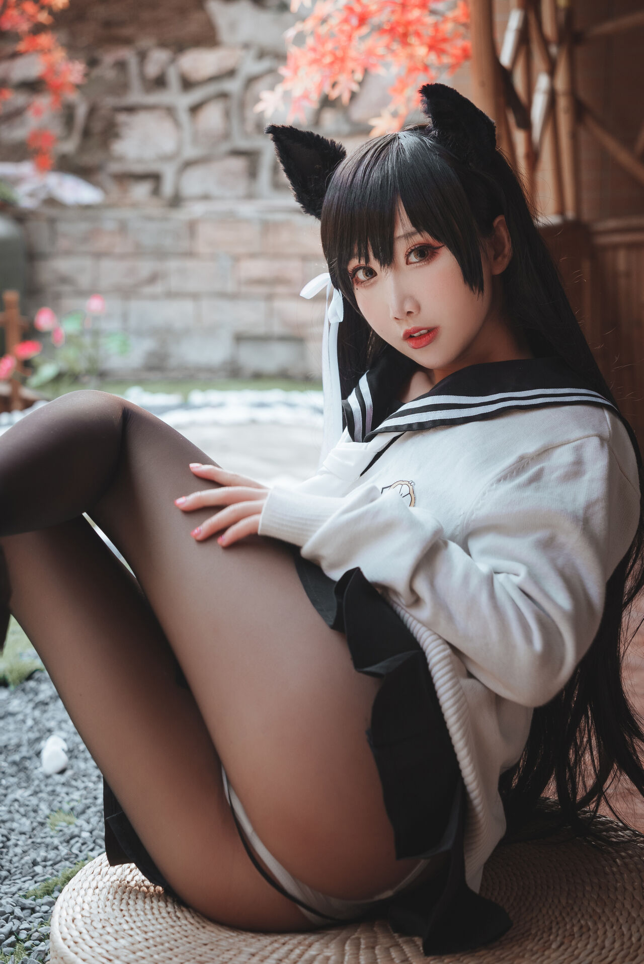 【Exhentai Cosplay】面饼仙儿 爱宕JK2（47P）